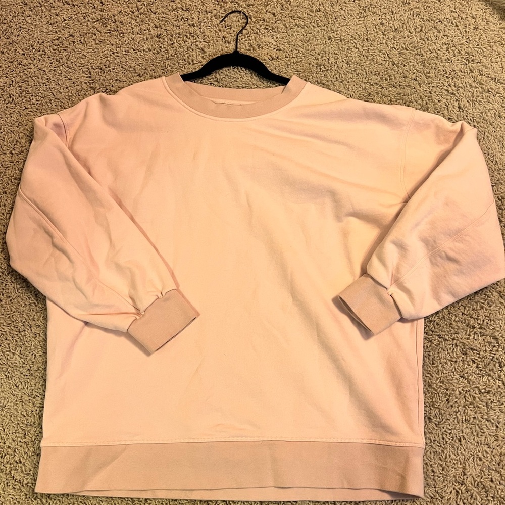 Lululemon Light Pink All Yours Oversized Sweatshirt 8